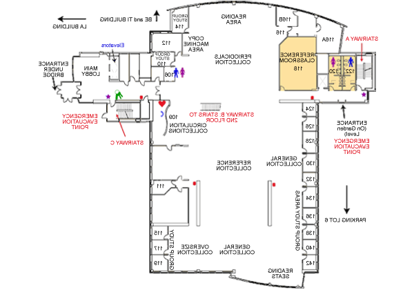 Gunder Myran Building first floor map