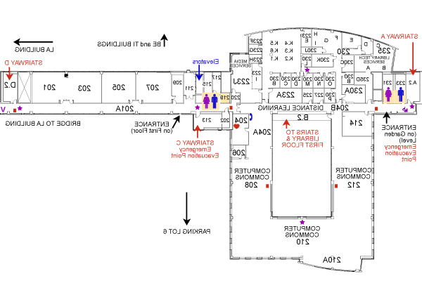 Gunder Myran Building second floor map